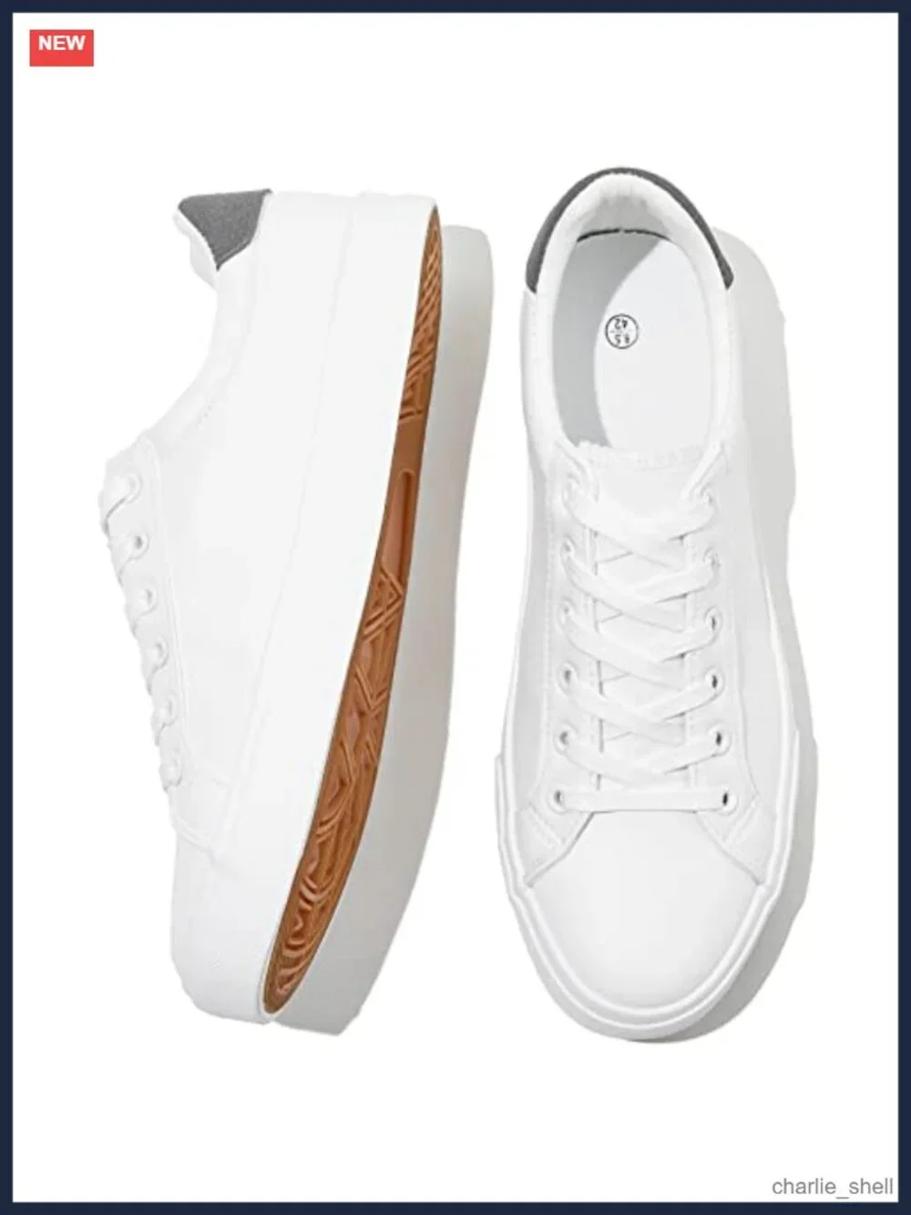 Mens White PU Leather Tennis Sneakers Water Resistant Slip Resistant Low Top
